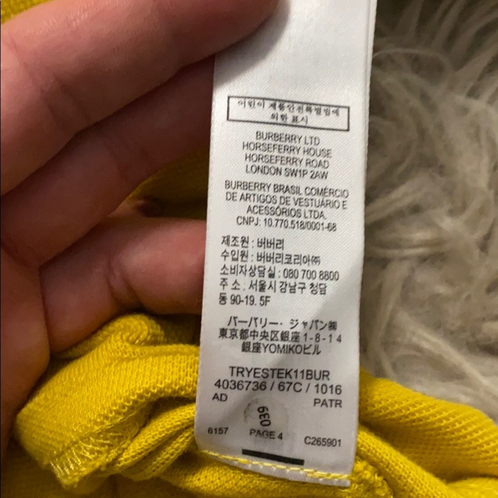 Burberry Polo kid toddler shirt nova check plaid - Picture 4 of 8